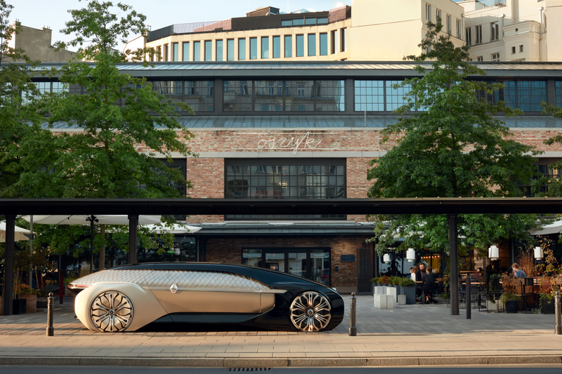 Illustration for article titled Renault's New Luxury Robo-Vehicle Concept Is Gorgeous Vaporware